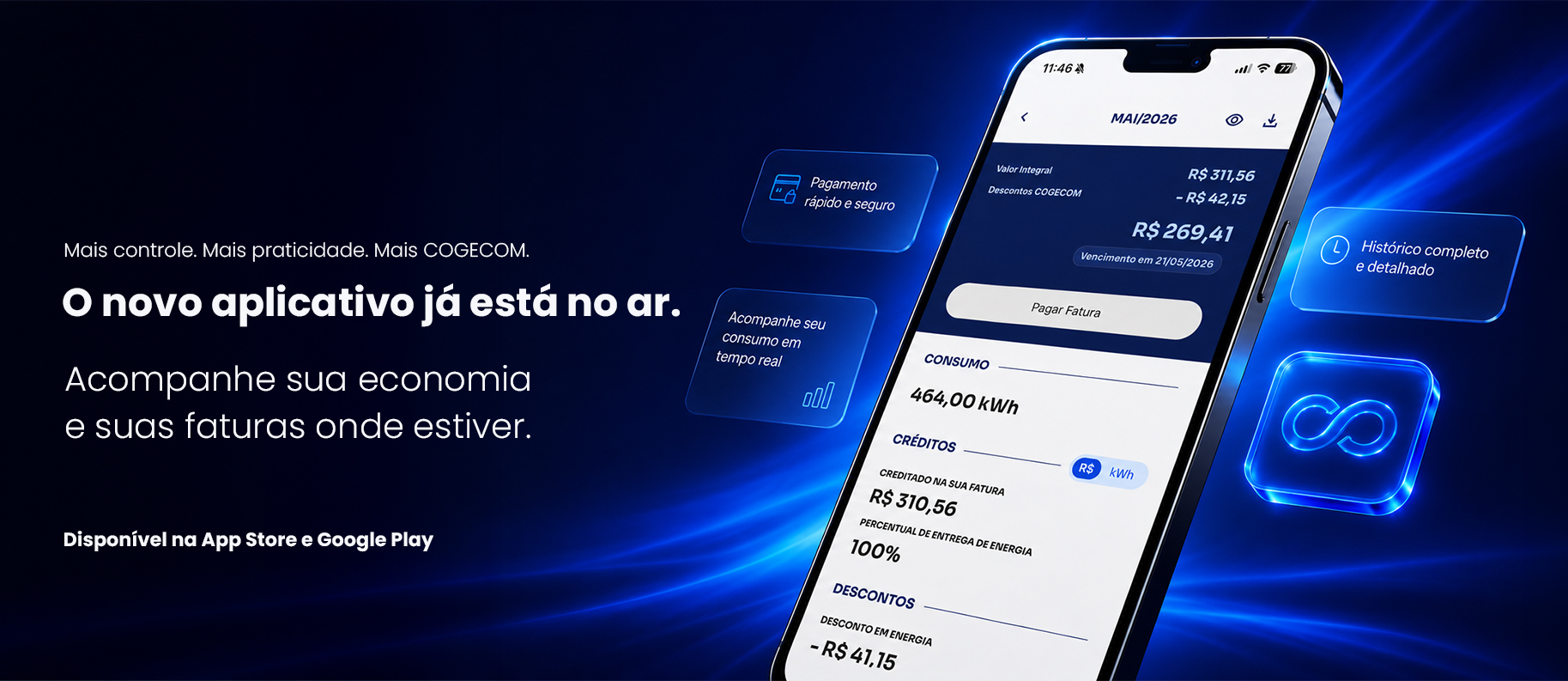 Baixe o aplicativo COGECOM