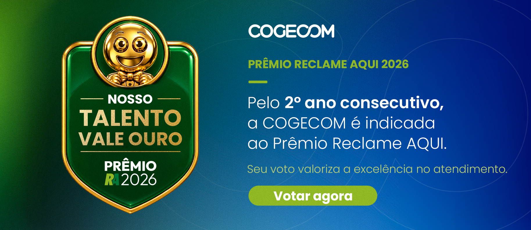 Prêmio Reclame Aqui - Vote na COGECOM