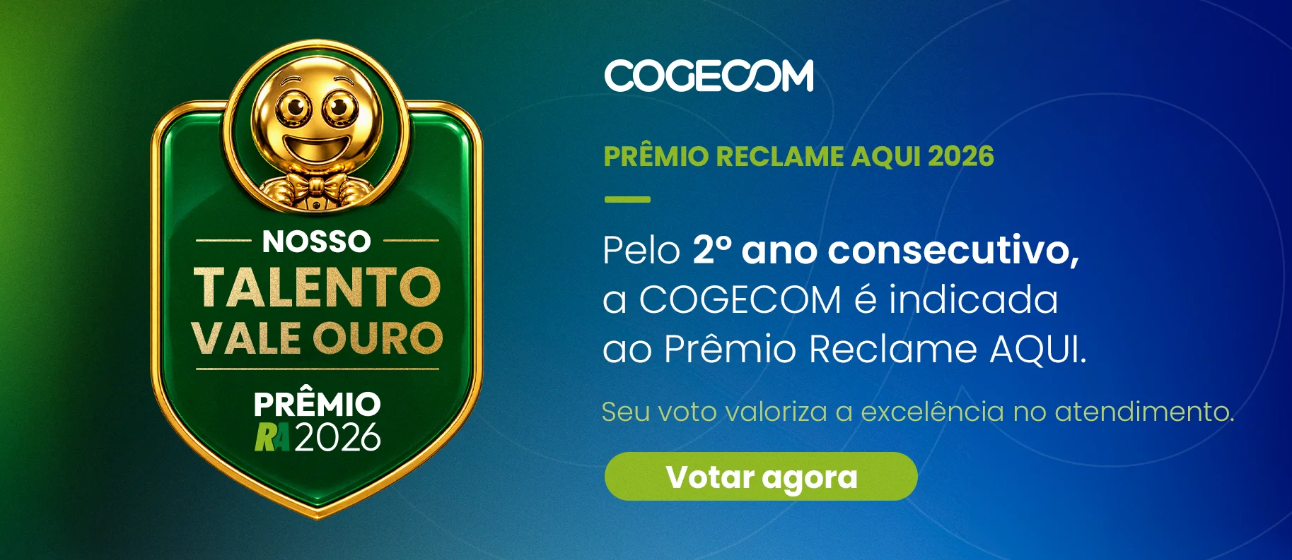 Prêmio Reclame Aqui - Vote na COGECOM